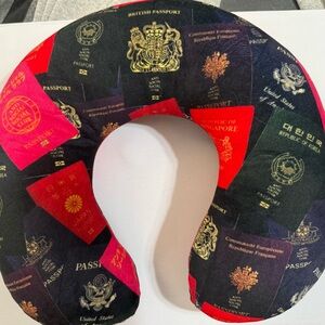 Anti Social Social Club Multi-Color Travel Pillow